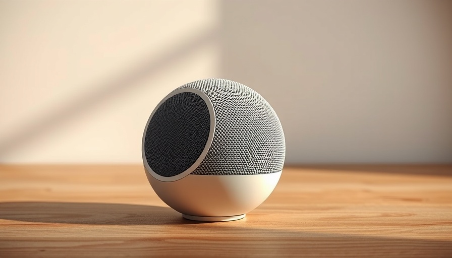 Sleek sound machine on wood, best sound machines for sleep.