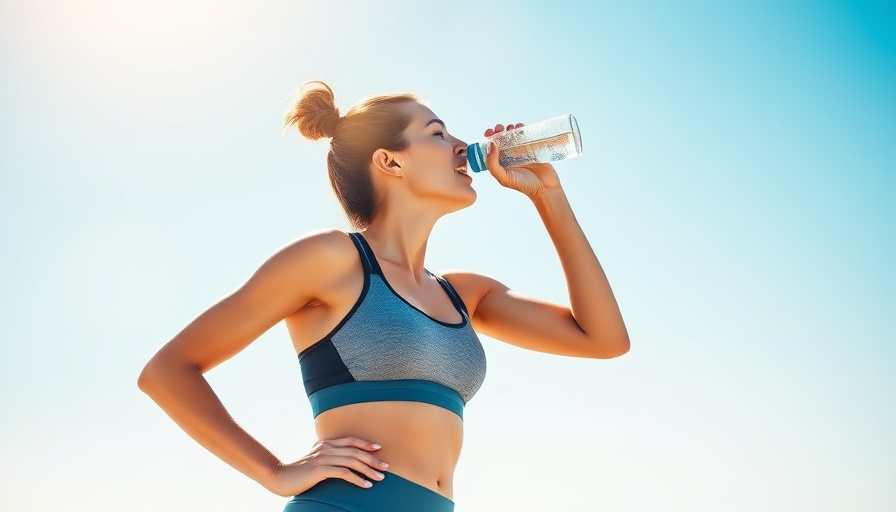 Woman staying hydrated during alternate-day fasting benefits.