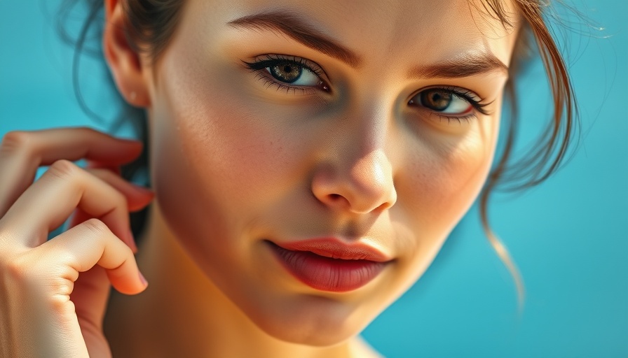 Young woman applying sunscreen, illustrating importance of skin health.