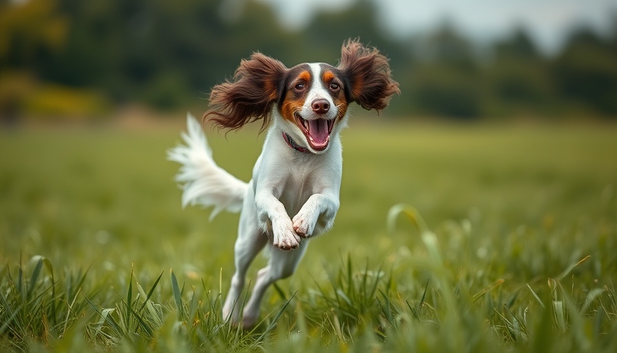 Energetic dog demonstrating high-protein low-carb diet benefits.