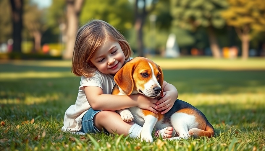 Adorable young girl with dog and cat in park, Safety Tips for Kids and Pets.