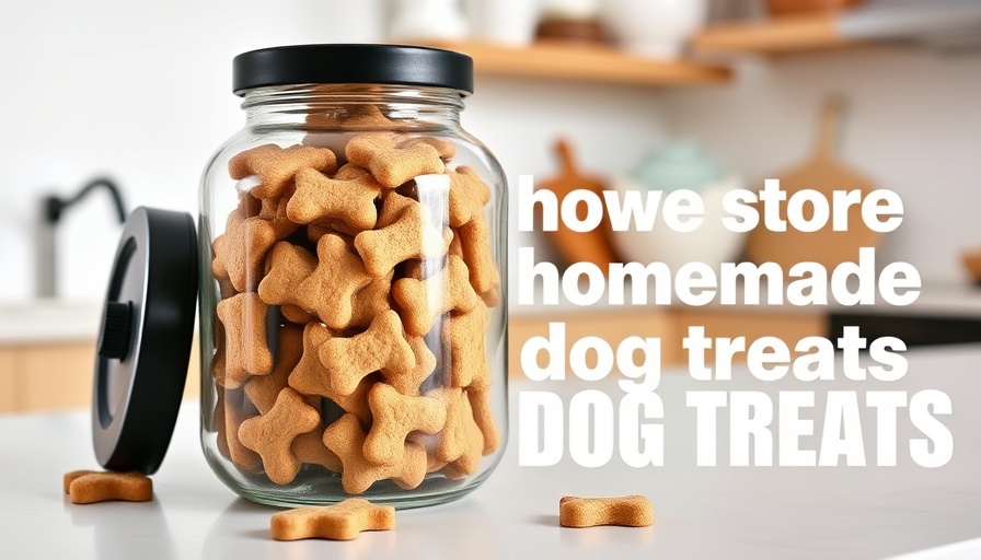 How to store homemade dog treats in a jar