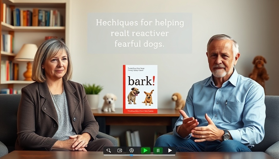 Informative session on 'Help Your Reactive or Fearful Dog' with book.