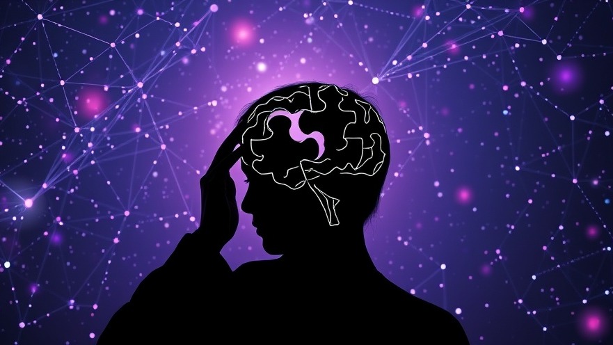 Silhouette completing a brain puzzle, symbolizing cognitive health and neurodegeneration.