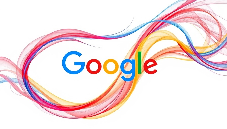 Vibrant abstract Google logo with swirling colors symbolizing March 2025 core update.