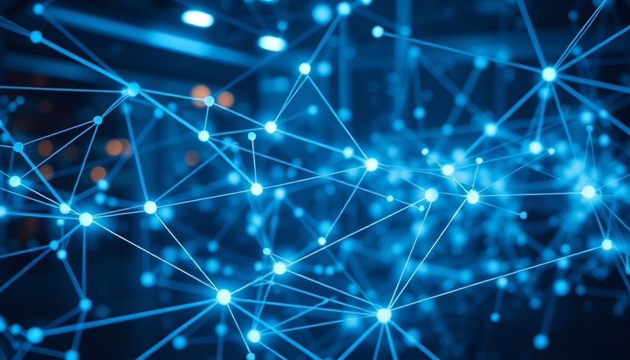 Futuristic digital network representing March 2025 core update.
