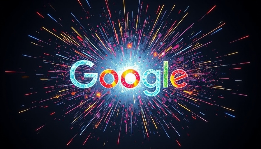 March 2025 Google Core Update Volatility visualized as an explosive logo burst.
