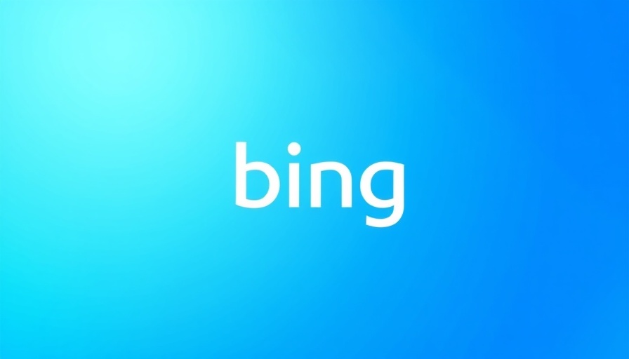 Bing SEO modern logo with gradient background.