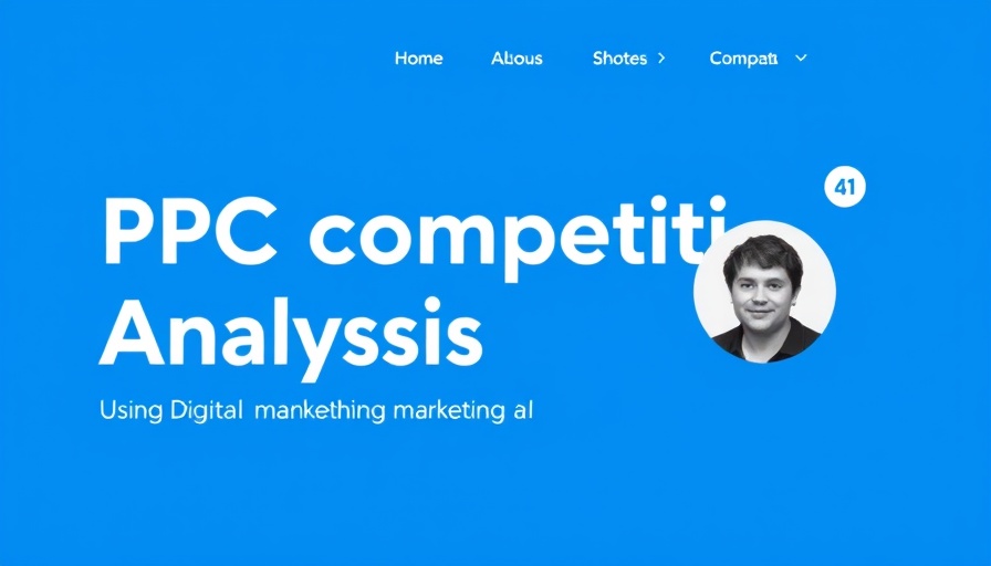 PPC Competitive Analysis with AI blog header image featuring text.