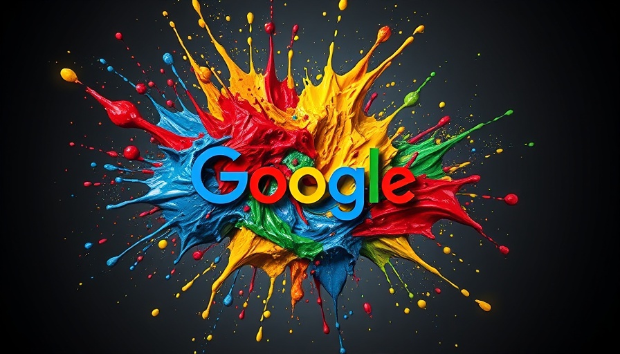 Colorful Google logo and paint splash illustrating how larger issues take longer to reverse in Google Search.