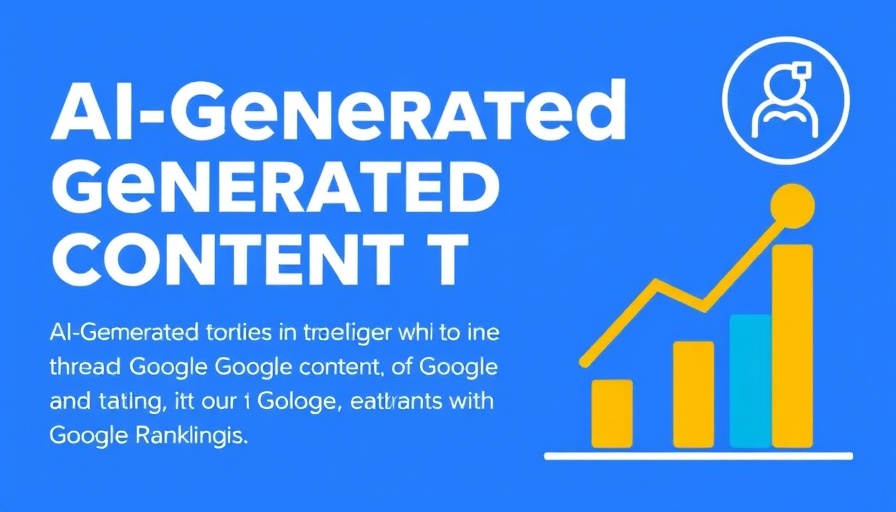 AI-generated content and Google rankings blog cover image