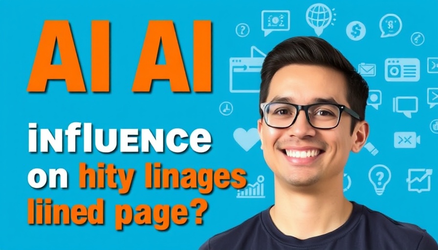 AI mentions influence on highly linked pages: Blog cover with blue background.