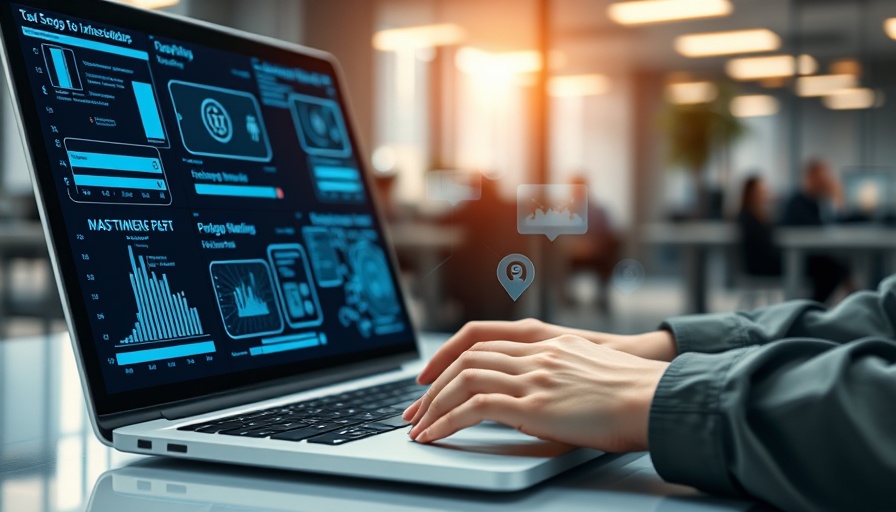 AI personalization tools visualized with digital interface on laptop