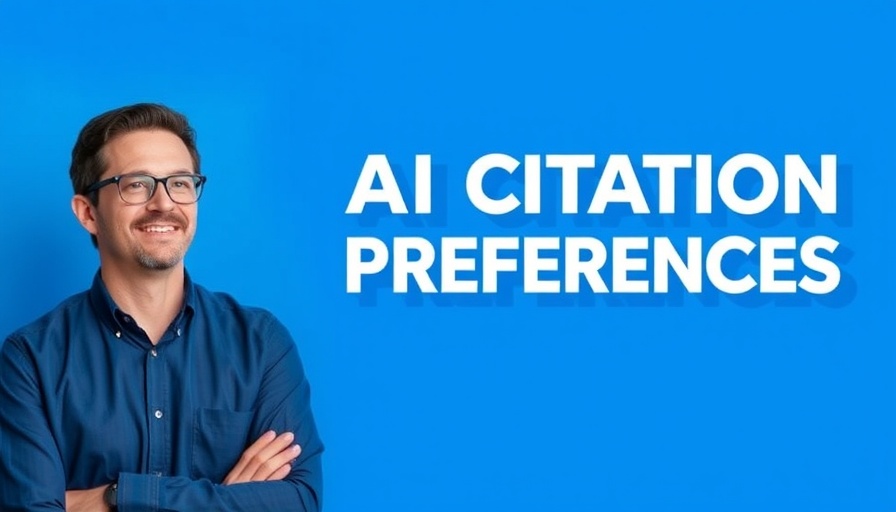 AI assistants prefer to cite fresh content graphic with man and bold text.