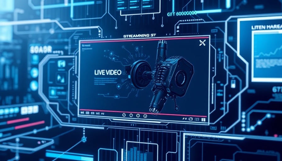 Abstract interface of Google Search Live Video Feature.