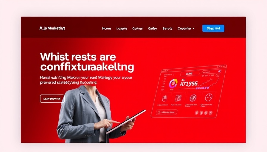 Modern web design for AI marketing platform, dynamic, top marketing blogs for graduates.