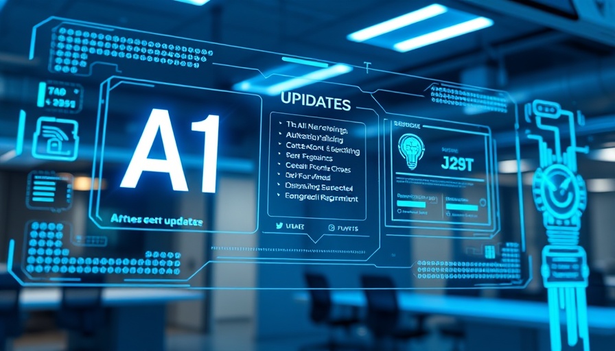 Futuristic digital interface showing AI updates, GPT-5 Bing Updates