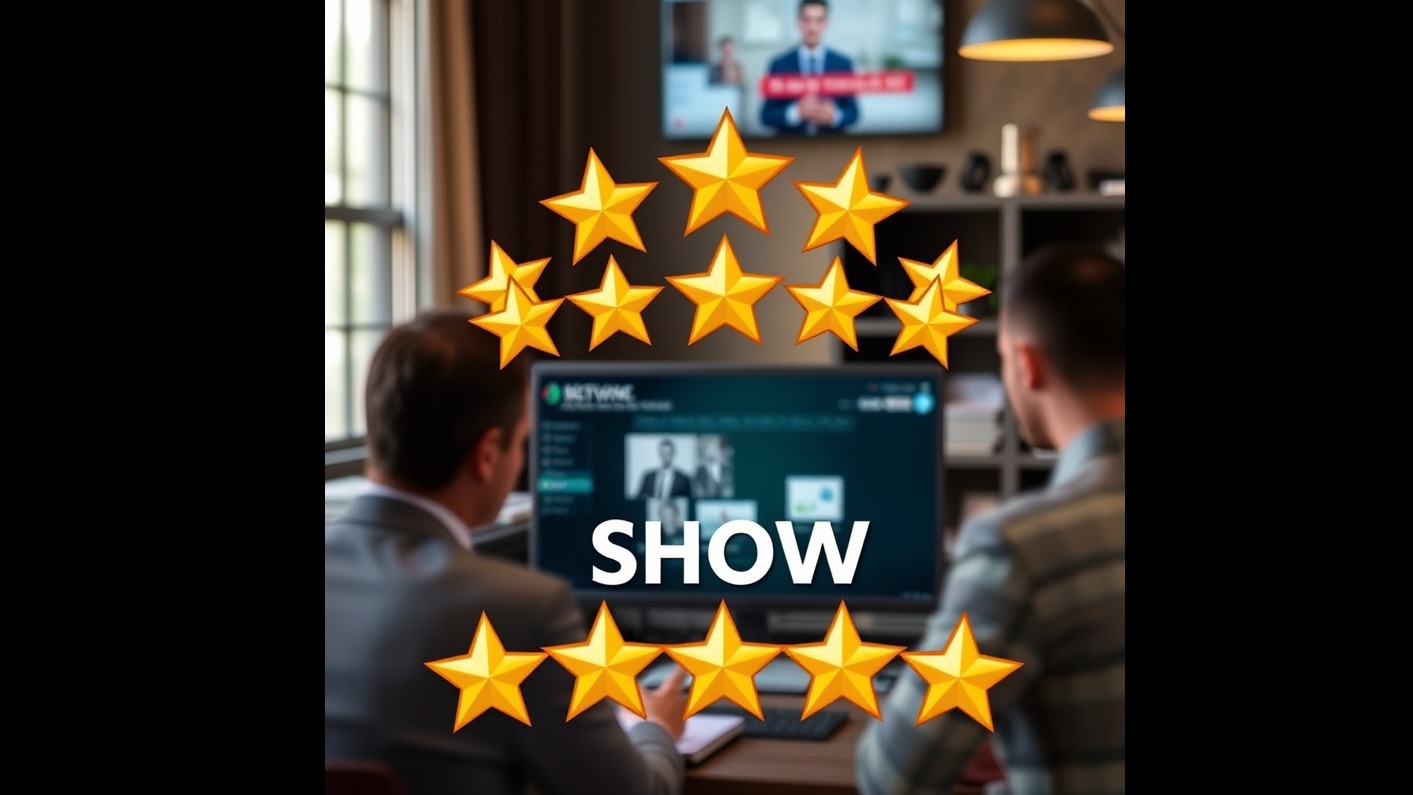 5 stars reputation showcasing powerful video marketing for enhanced business visibility