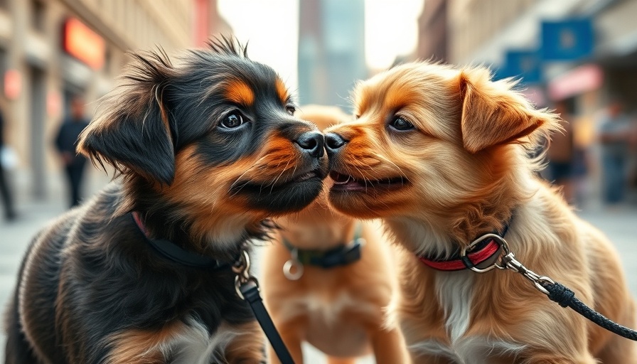 Adorable young dogs nuzzling playfully, ASPCA vs Figo Pet Insurance