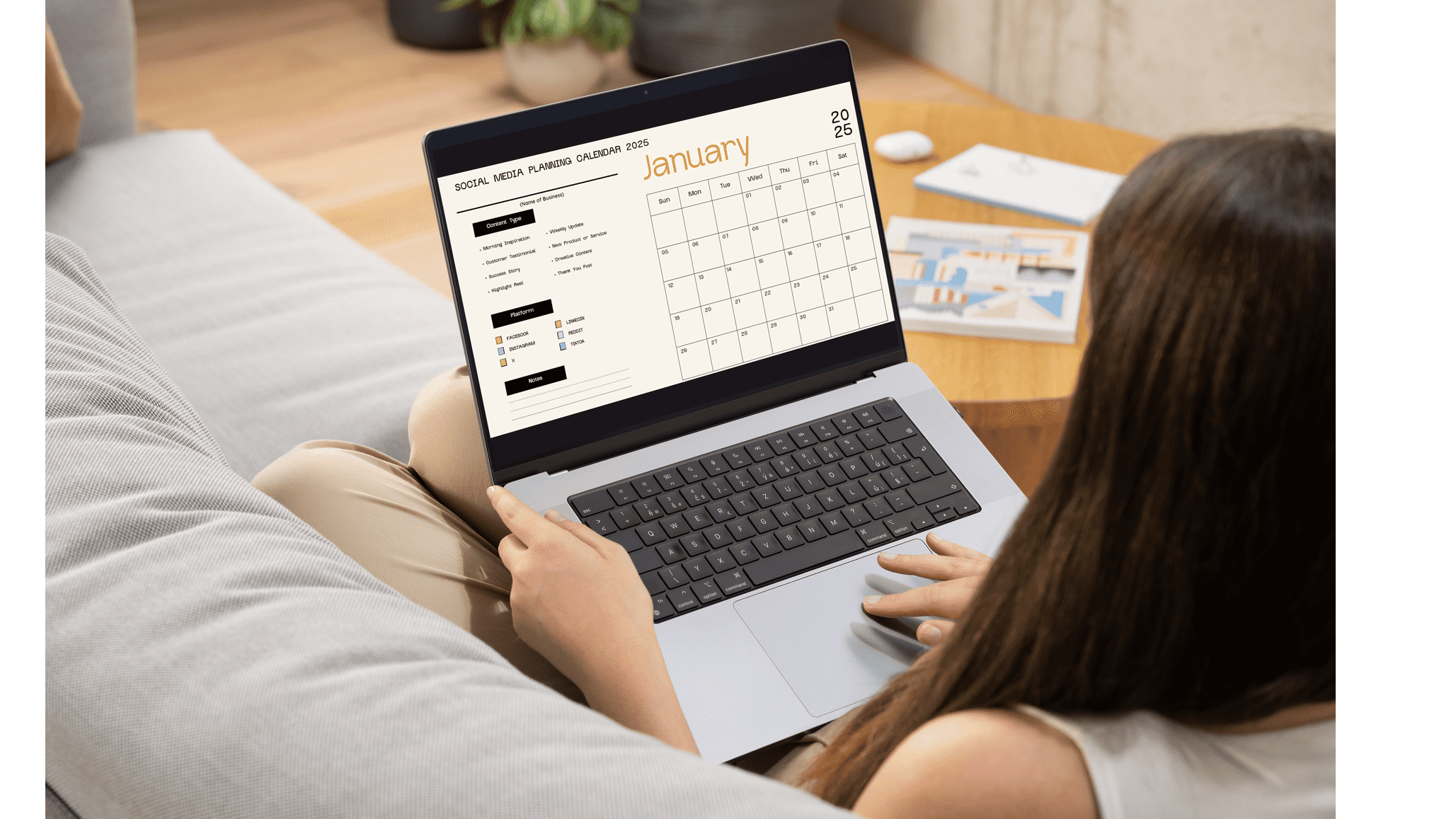 Social Media Planning Calendar 2025