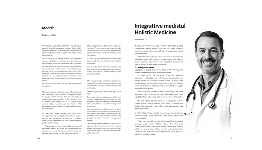 Holistic Medicine document with text and doctor photo.