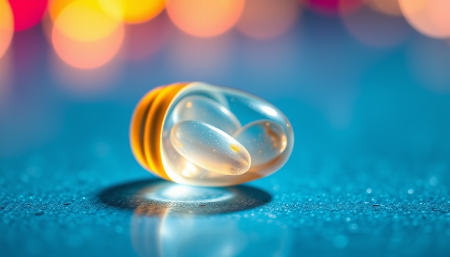 Close-up of Omega-3 supplements with soft lighting.