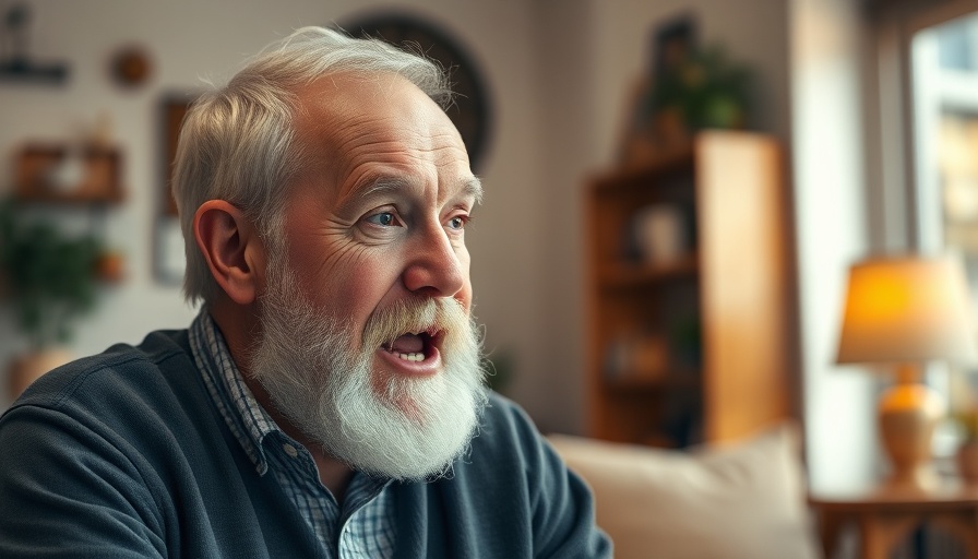 Older man discussing Alternative Response Program indoors.