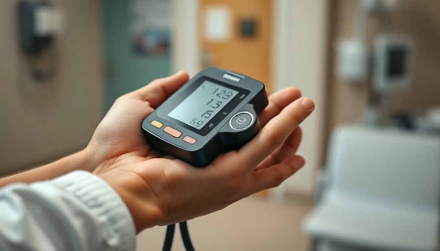 Close-up of blood pressure check amidst clinic closure concerns.