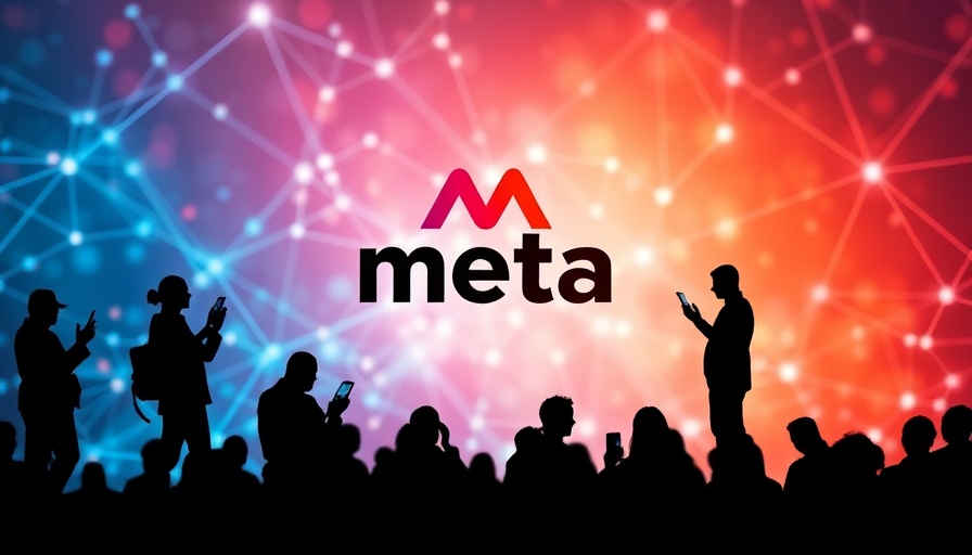 Silhouetted users with Meta logo symbolizing TikTok Ban discussion.