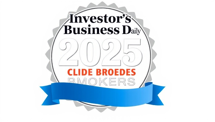 Award badge for Best Online Brokers by Investor's Business Daily 2025.