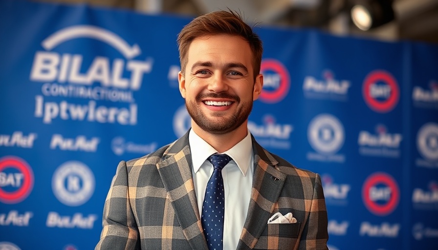 Smiling man at event, inspirational quotes for business leaders