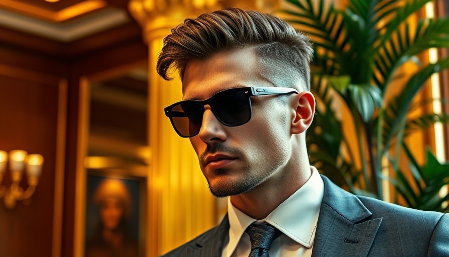 Stylish man in luxury interior, India Digital Marketing.