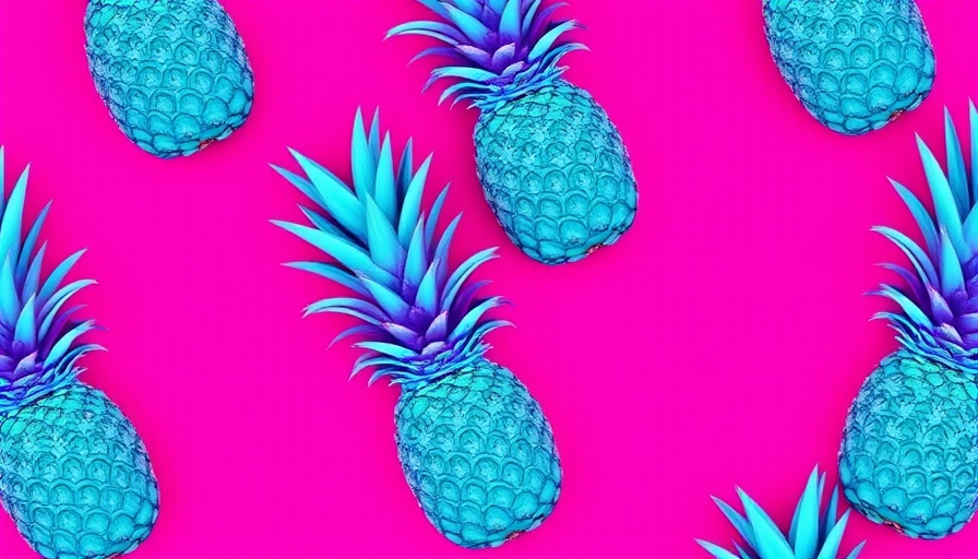 GMO 2.0 benefits visualized with colorful pineapples on pink