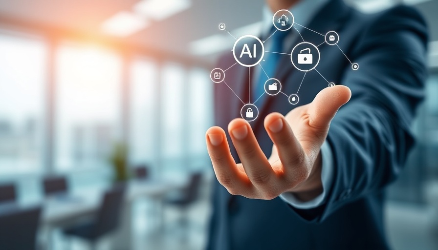 AI agents concept with digital interface on hand, startup technology.