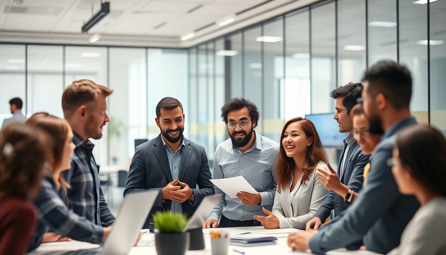 Diverse team collaborating in modern office, Agile Leadership spotlight