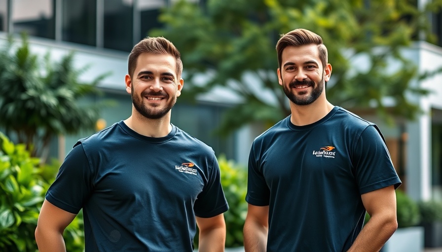 Confident men representing modern debt collection solutions outdoors.