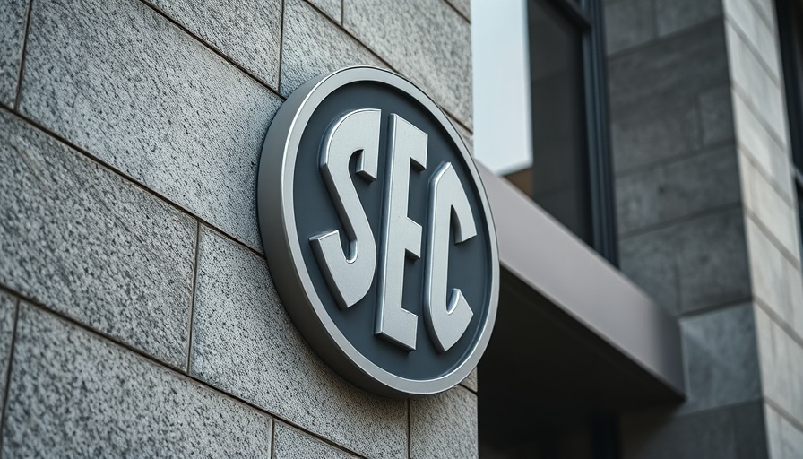 SEC emblem on building representing marketing rule guidance.