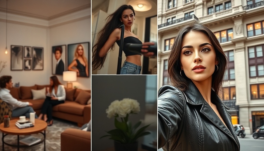 Polished TikTok Content Strategy: Chic collage.