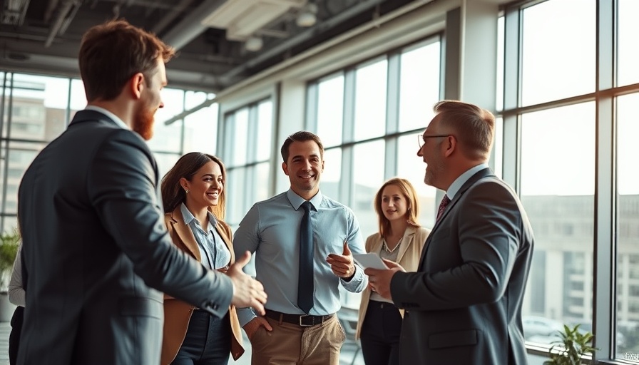 Agile Leadership spotlight in a modern office setting.