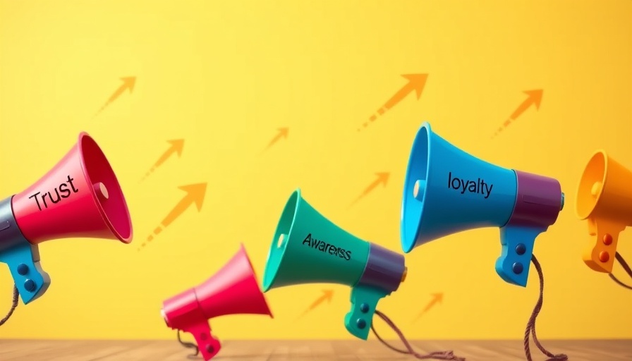 Colorful megaphones illustrating brand recovery strategies.