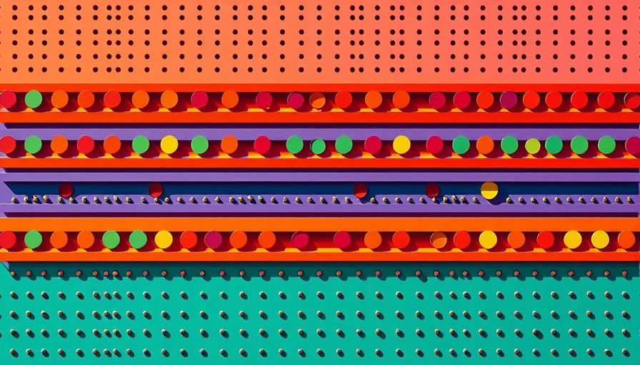 Colorful geometric pattern for AI agent scaling concepts