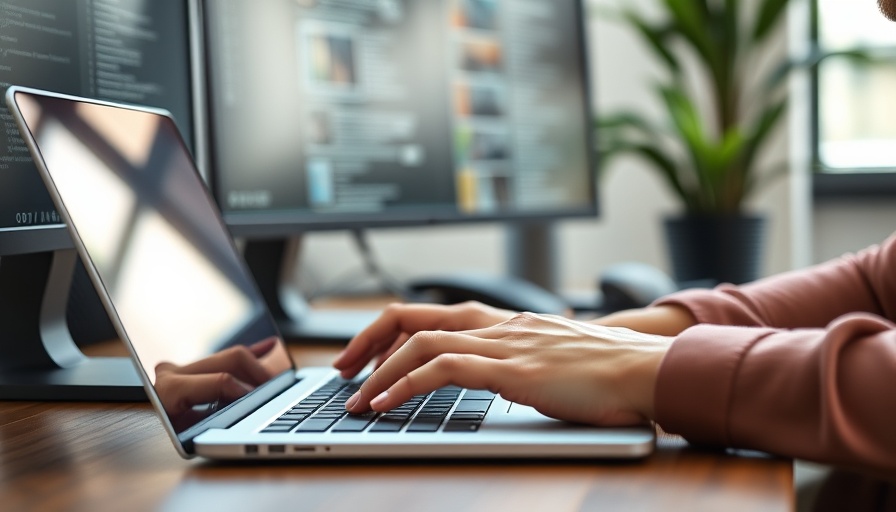 Unifying VMs and Containers concept with typing on a laptop.