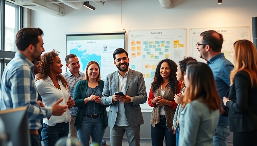 Agile Leadership spotlight: professionals collaborate dynamically.