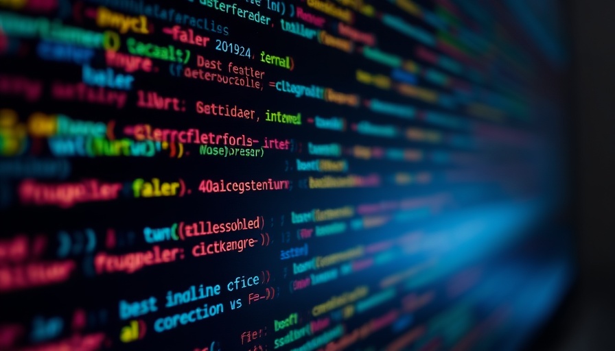 Vibrant code on screen highlighting AI impact on engineers