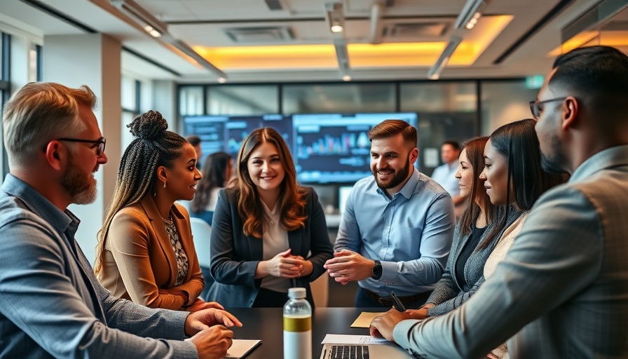 Agile Leadership spotlight in a modern office setting, dynamic brainstorming.