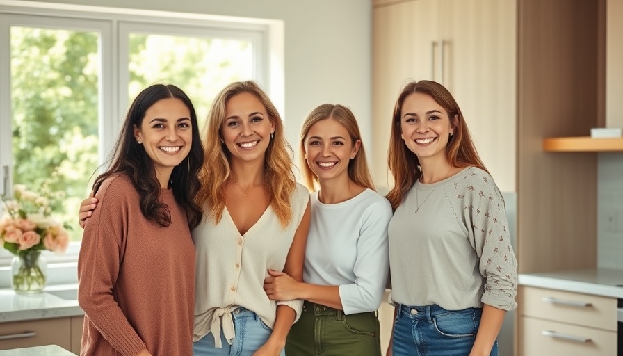 Three women standing in a bright kitchen, representing 'Transform the Cleaning Aisle'.