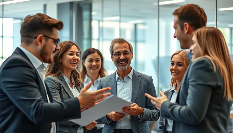 Agile Leadership spotlight in a dynamic corporate meeting.