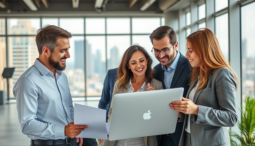 Professional team collaboration in modern office, Agile Leadership spotlight.
