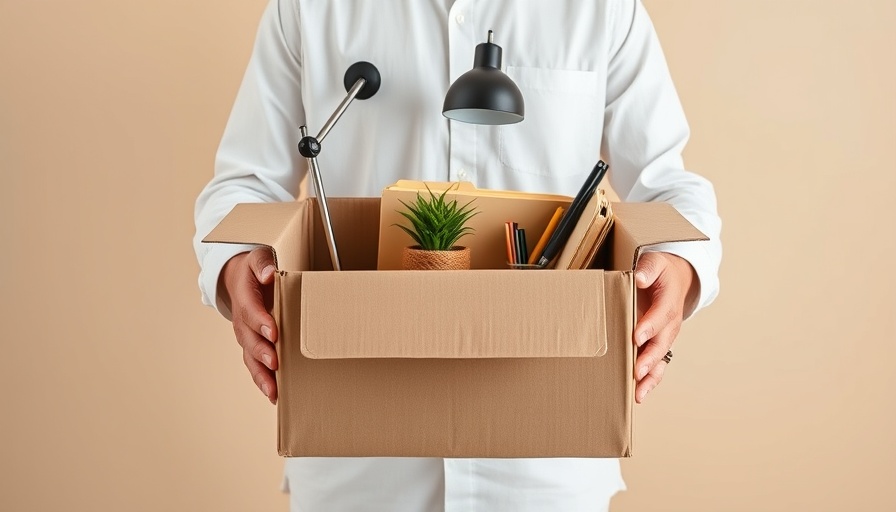 Person with office box symbolizes why top talent quits early.
