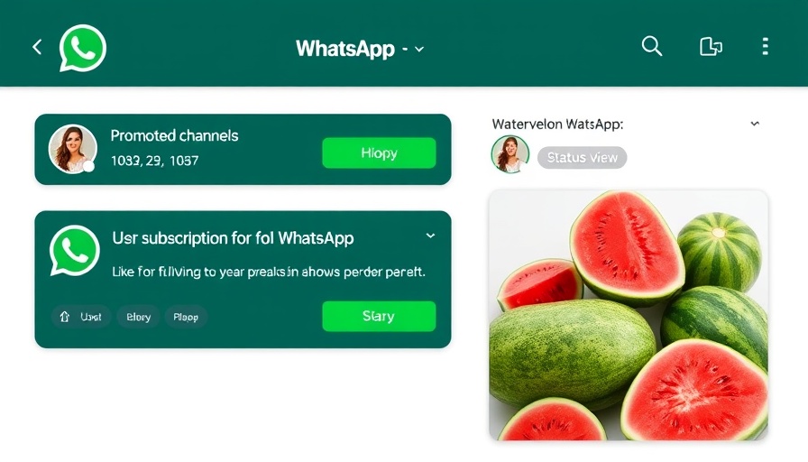 WhatsApp Ads display: promoted channels, subscriptions, status ad.